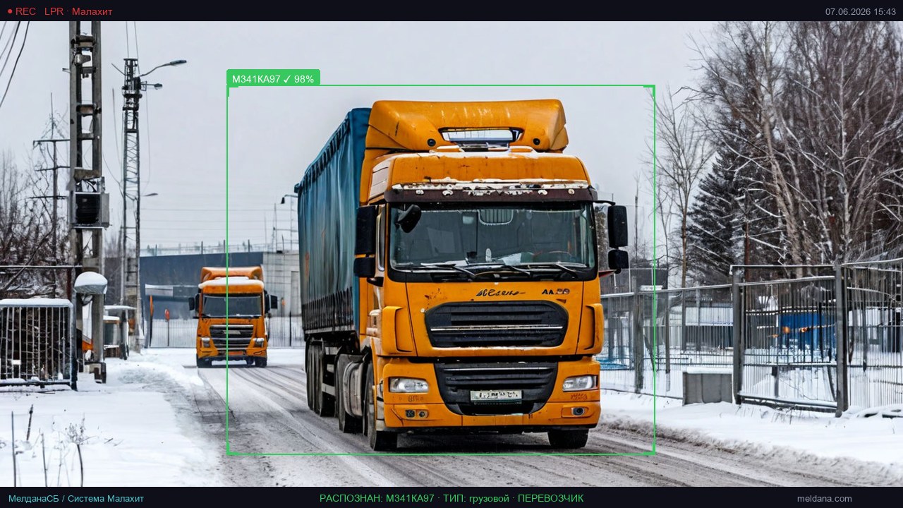 Распознавание номеров и учёт транспорта на складе в Улан-Удэ
